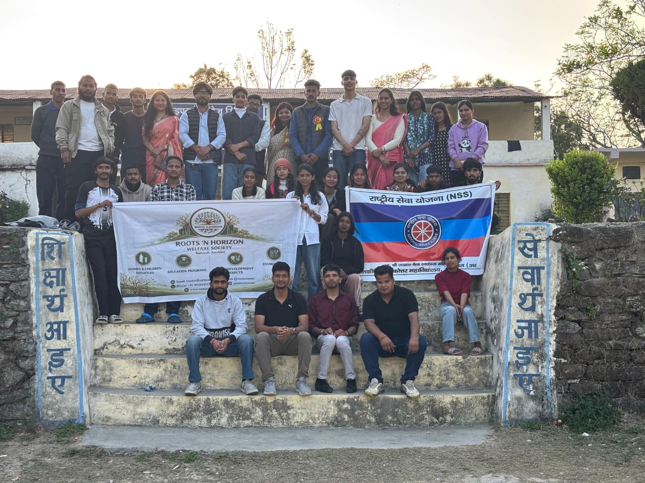 NSS Camp — Inauguration ceremony with Roots N Horizon team